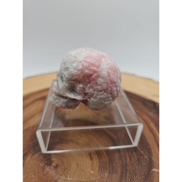 Pink Opal &Fluorite Skulls. .60lb 49mm - Picture 8 of 16